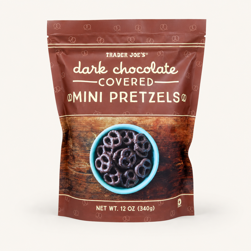Trader Joe's Dark Chocolate Covered Mini Pretzels – 12 oz