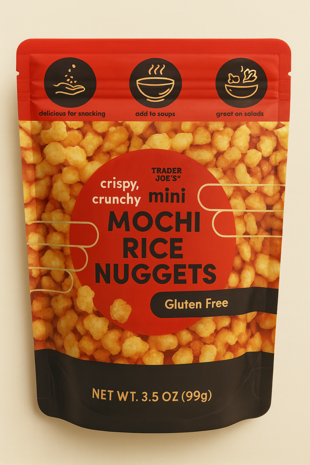 Mini Mochi Rice Nuggets