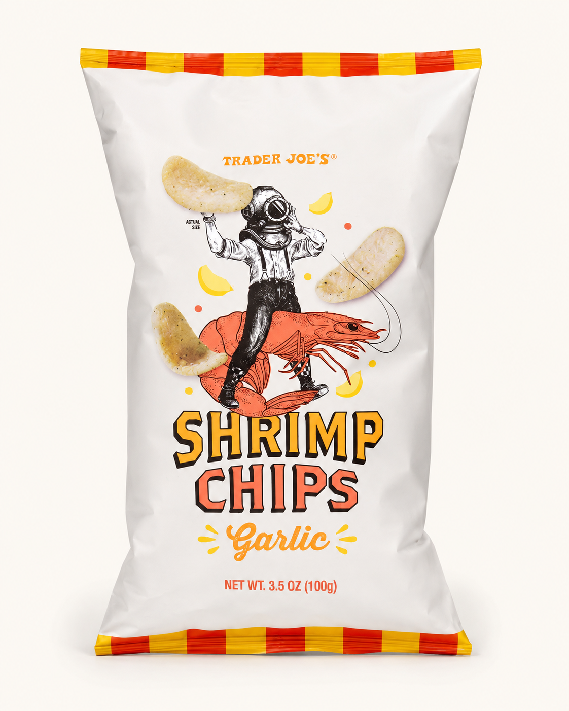 Trader Joe's Shrimp Chips Garlic Chips