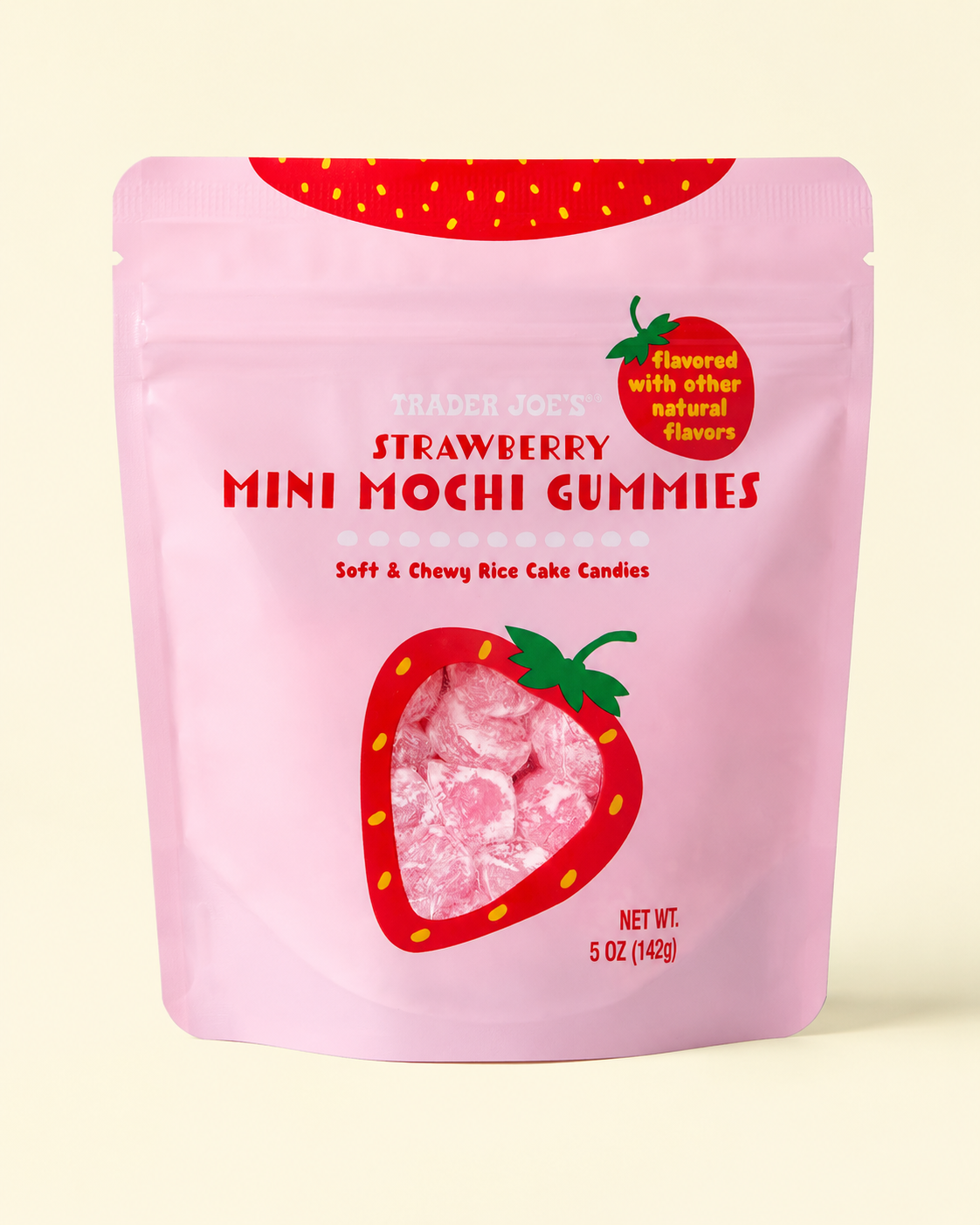 Trader Joe's Strawberry Mini Mochi Gummies