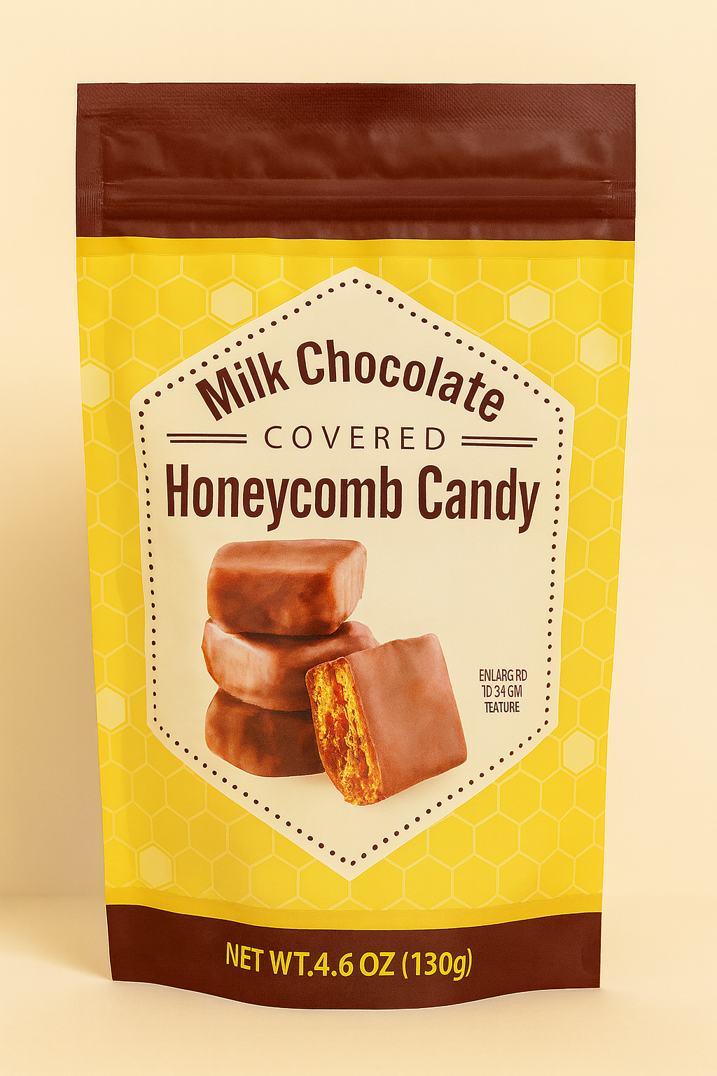 Milk Chocolate Covered Honeycomb Candy