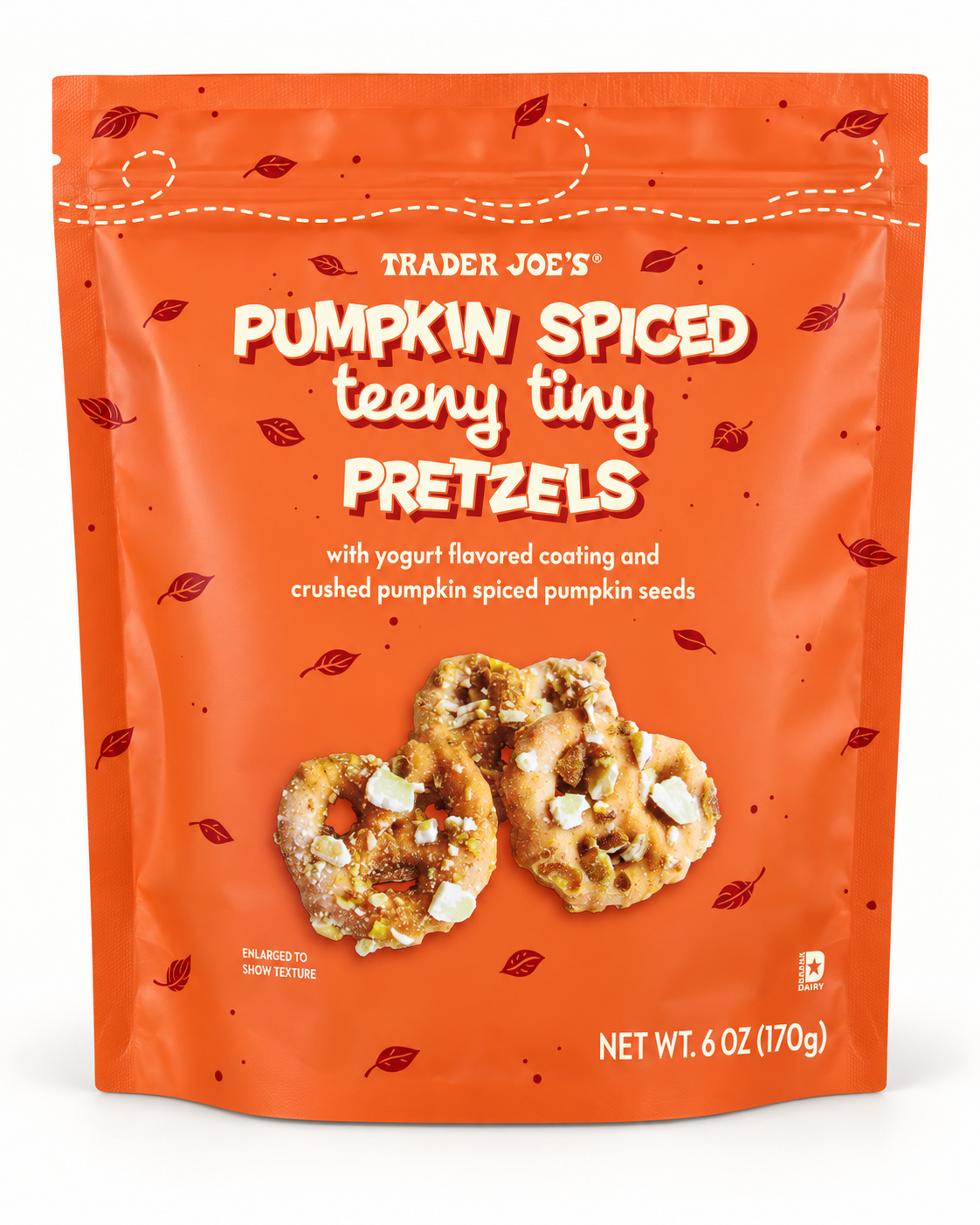 Trader Joe's Pumpkin Spiced Teeny Tiny Pretzels