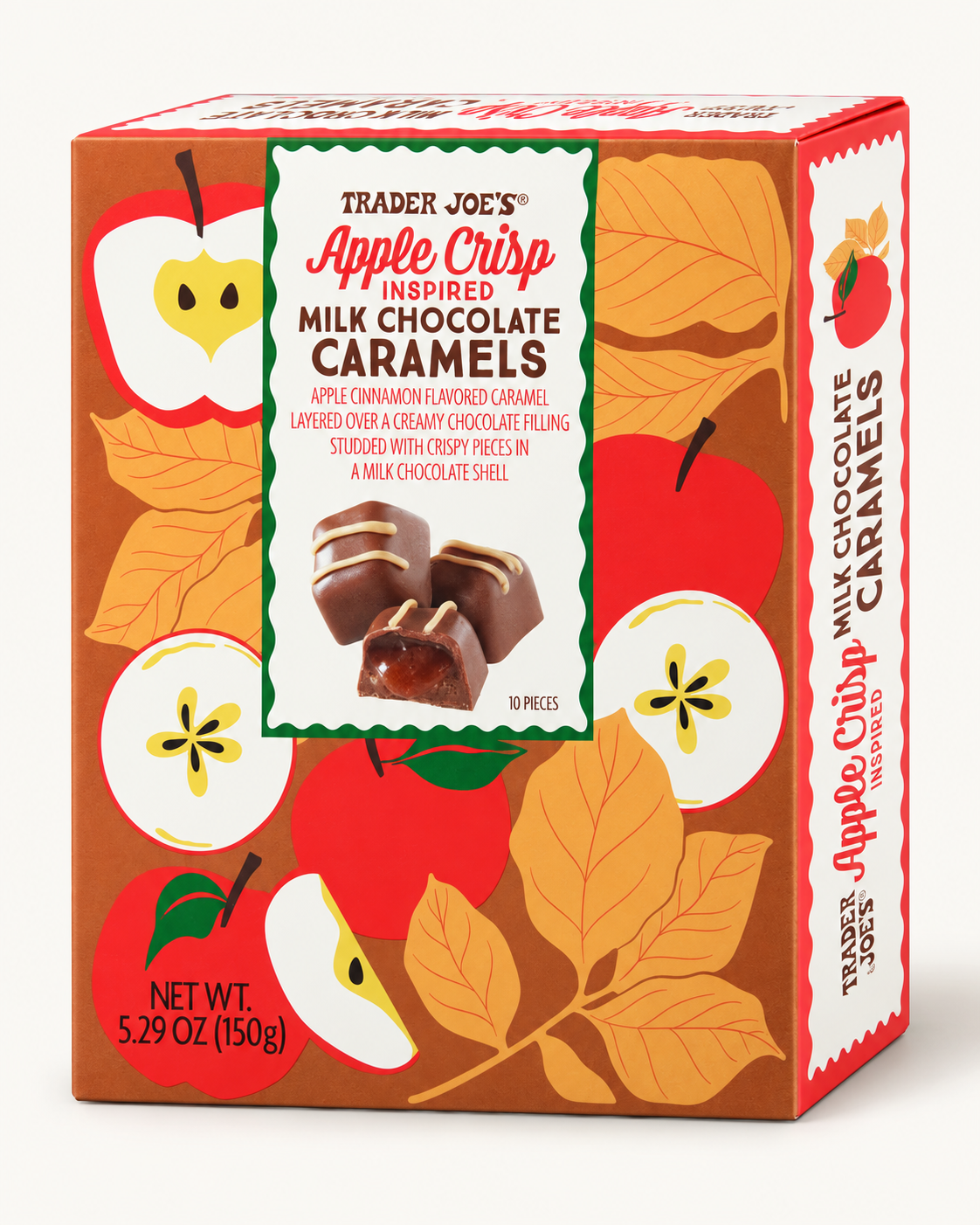 Trader Joe's Apple Crisp Milk Chocolate Caramels