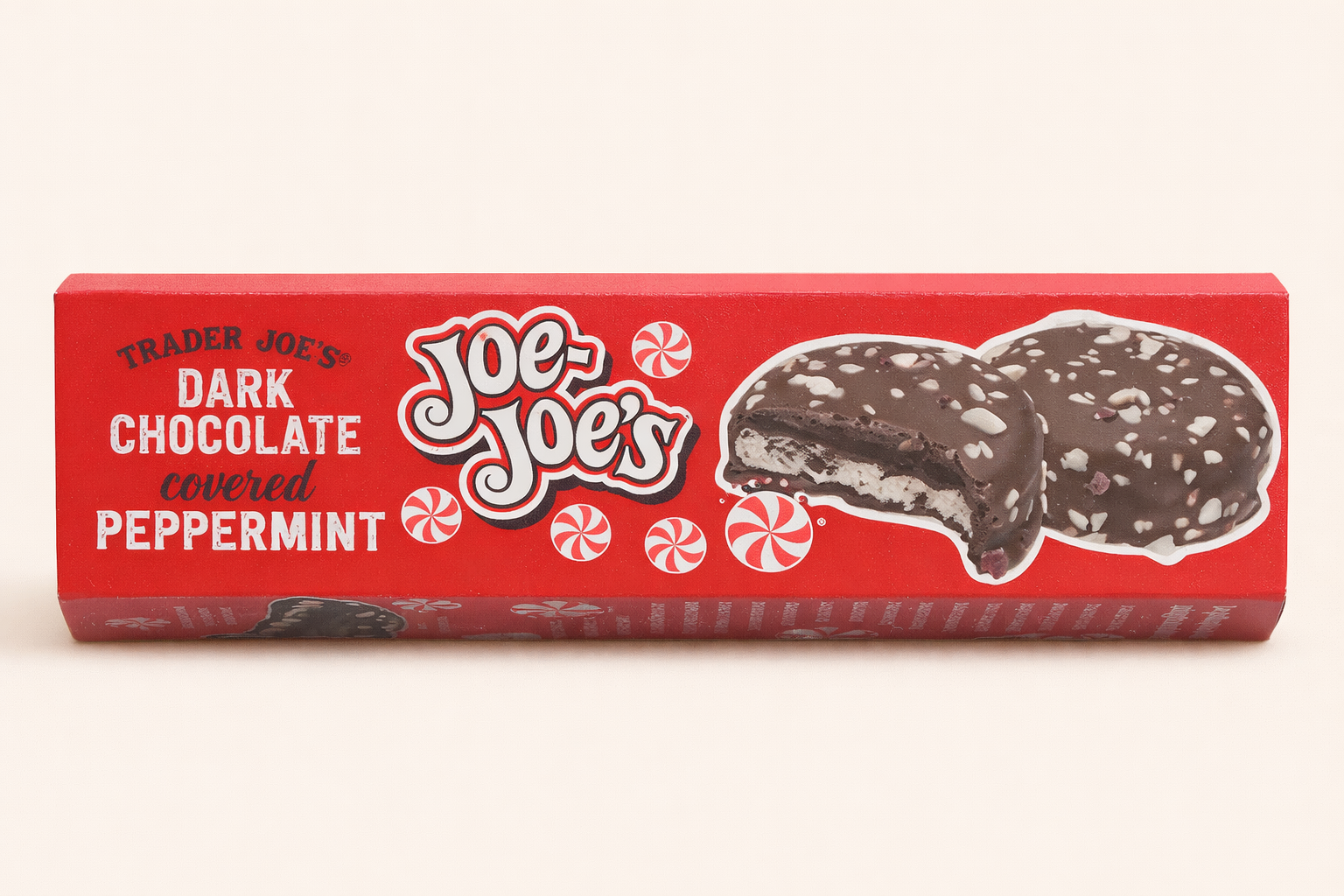 Dark Chocolate Covered Peppermint Joe Joe's