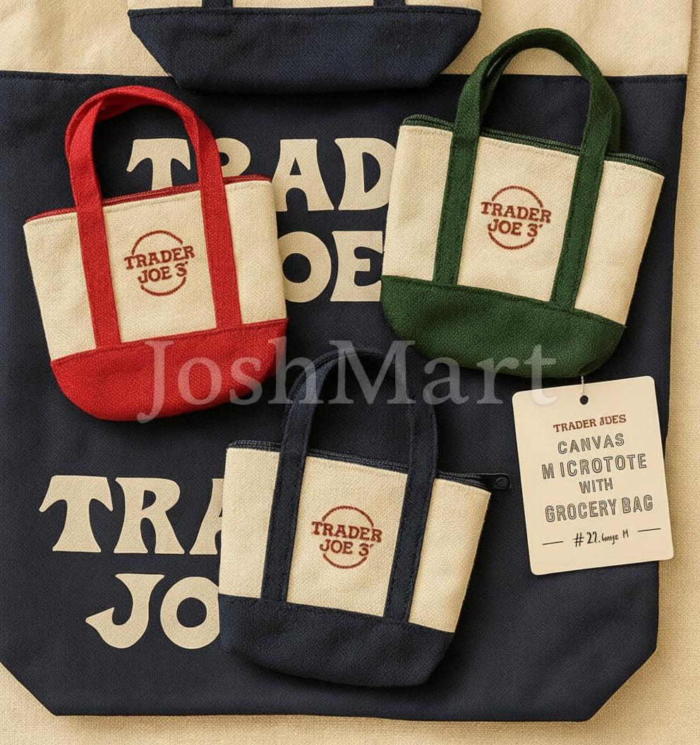 Trader Joes Micro Canvas Bag
