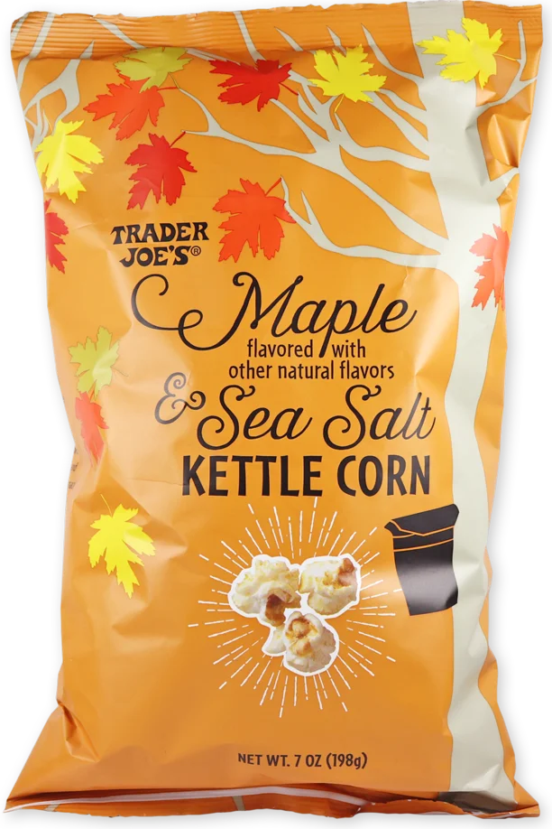 Trader Joe's Maple & Sea Salt Kettle Corn 7 oz bag