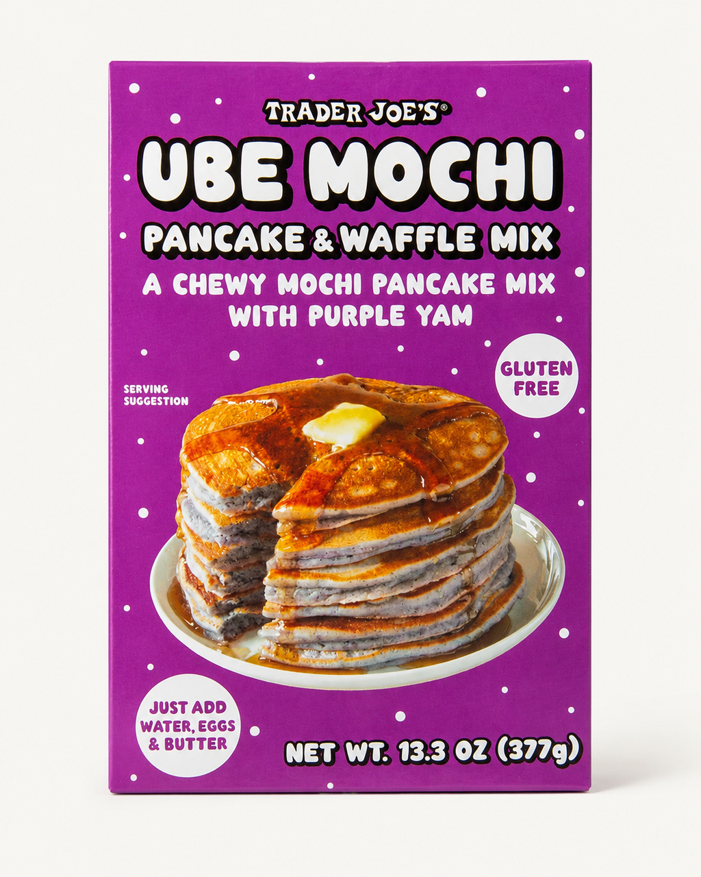 Préparation pour crêpes et gaufres Ube Mochi Trader Joe's
