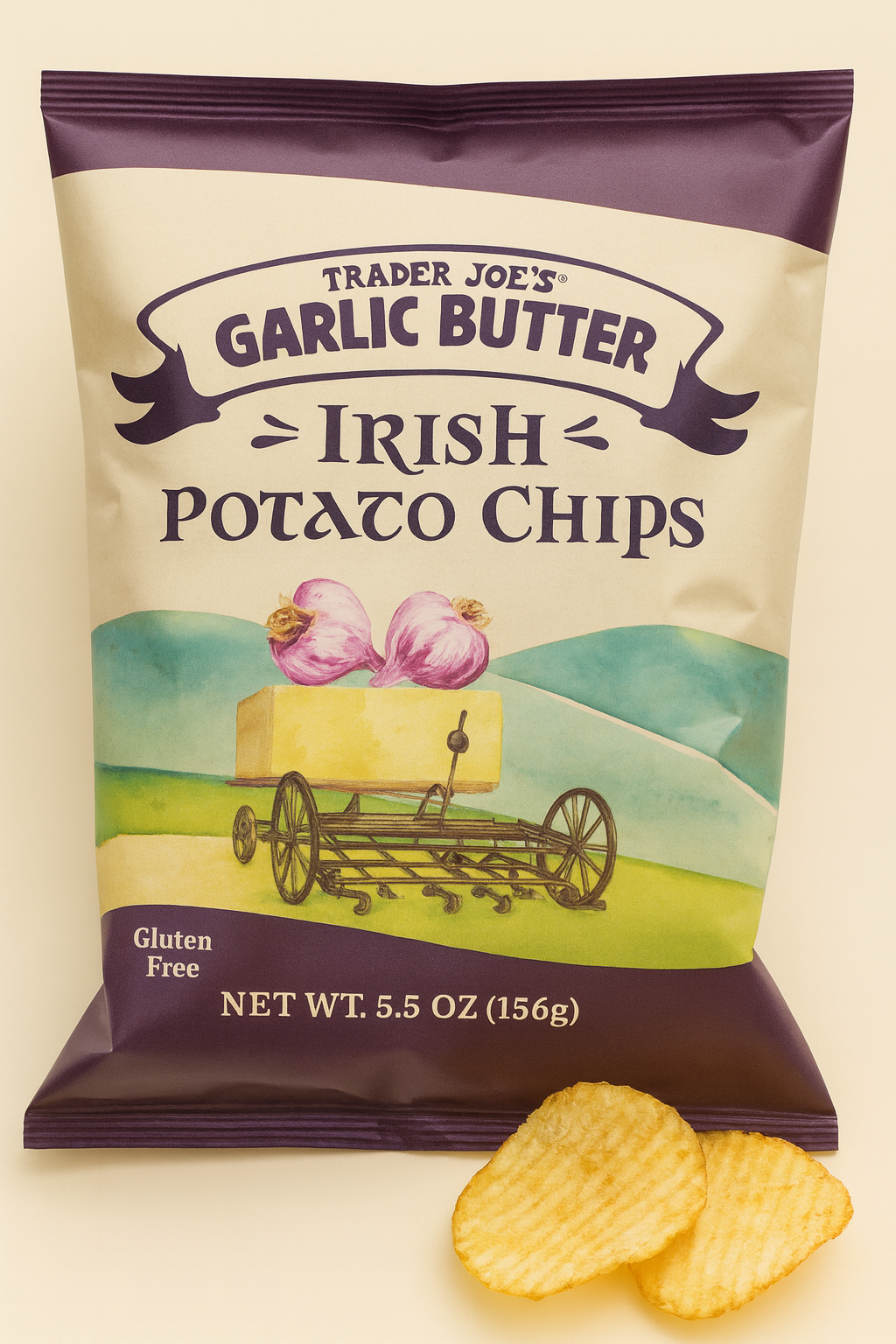 Croustilles irlandaises au beurre à l'ail