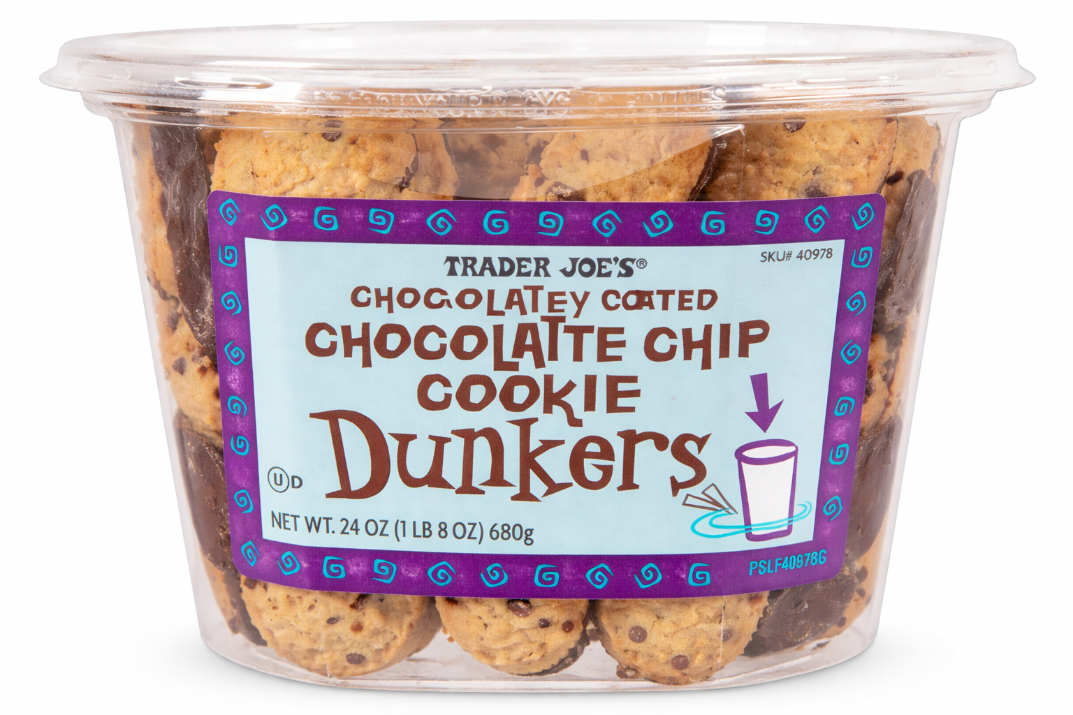 Chocolatey Coated Chocolate Chip Cookie Dunkers