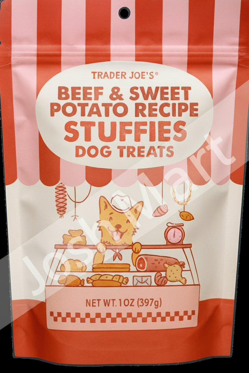 Beef & Sweet Potato Recipe Stuffies Dog Treats