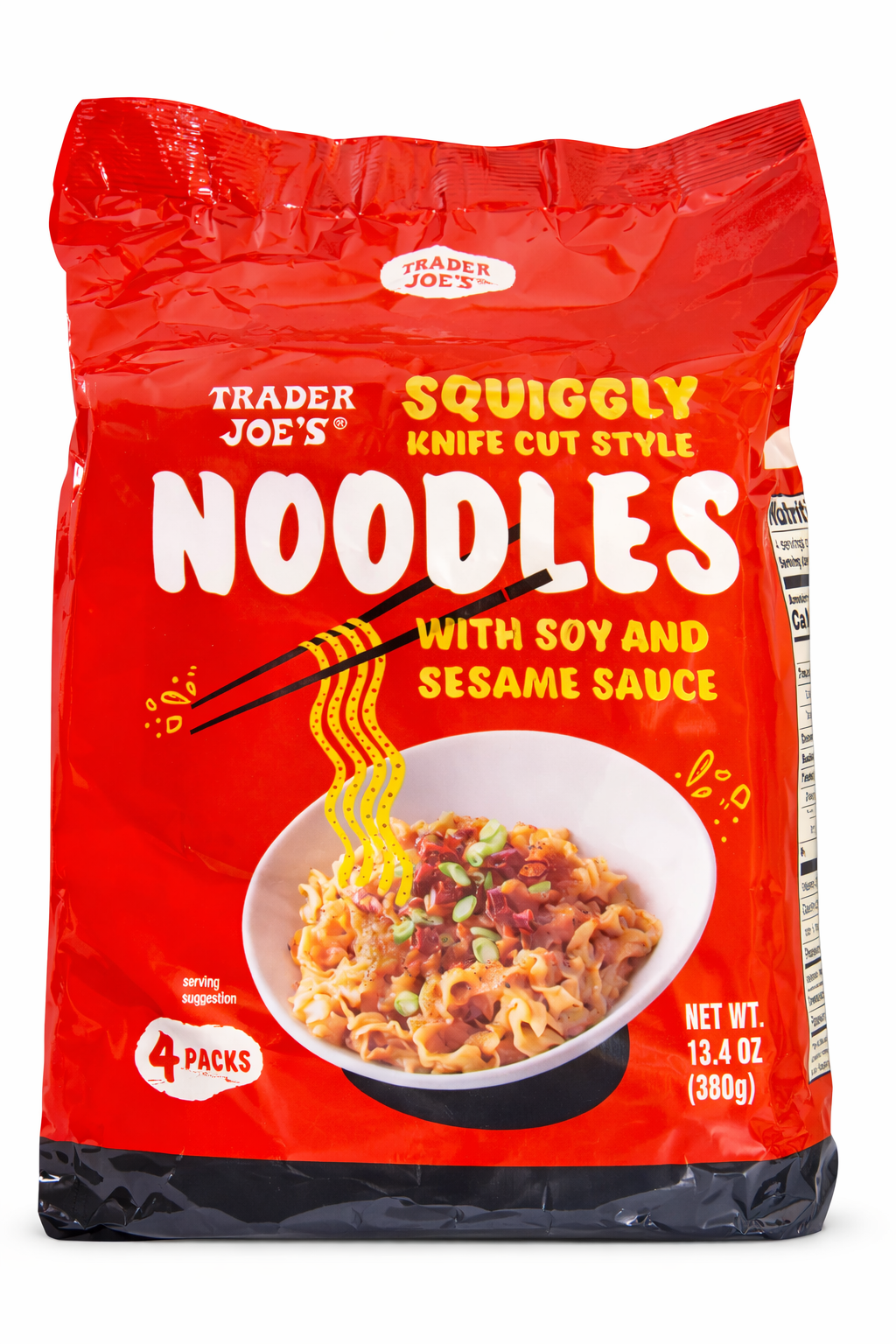 Squiggly Knife Cut Style Noodles 4 Packs