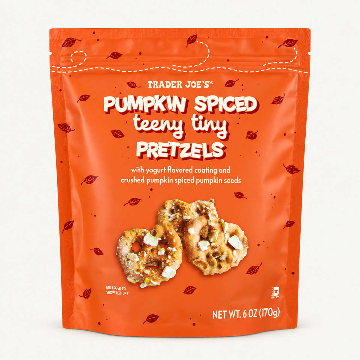 Trader Joe's Pumpkin Spiced Teeny Tiny Pretzels