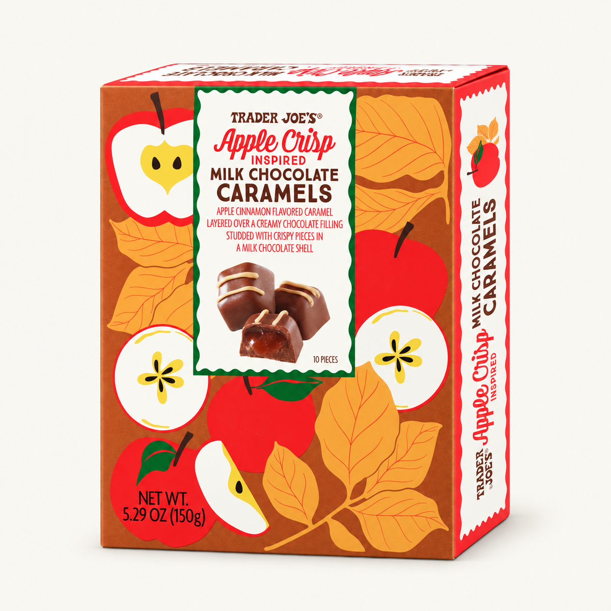 Trader Joe's Apple Crisp Milk Chocolate Caramels