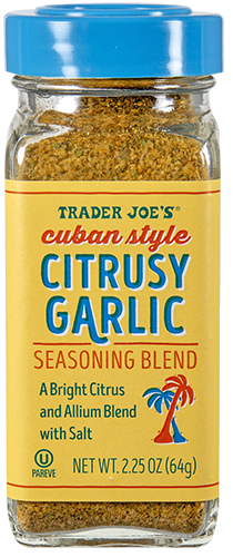 Trader Joe's Cuban Style Citrusy Garlic Seasoning Blend, 2.25 oz jar
