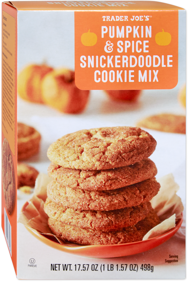 Trader Joe's Pumpkin & Spice Snickerdoodle Cookie Mix, 17.57 oz